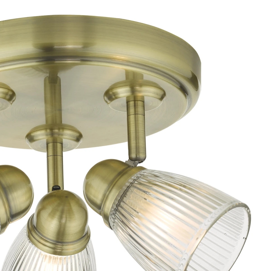 Där Lighting CED7675 - Kylpyhuoneen kohdevalaisin CEDRIC 3xG9/25W/230V IP44 messinki