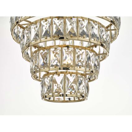 Där Lighting CER0135 - Ketjulla roikkuva riippuvalaisin CERYS 1xE27/60W/230V, kultainen