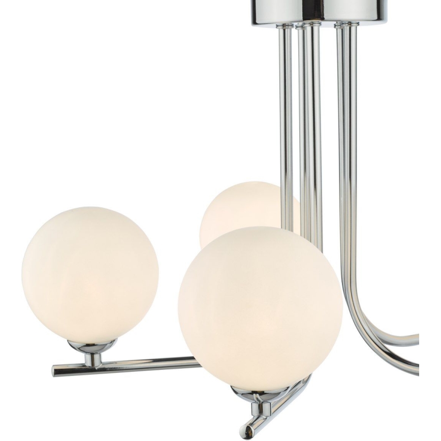 Där Lighting CRA5450-02 - Kattokruunu CRADLE varrella 5xG9/25W/230V kiiltävä kromi