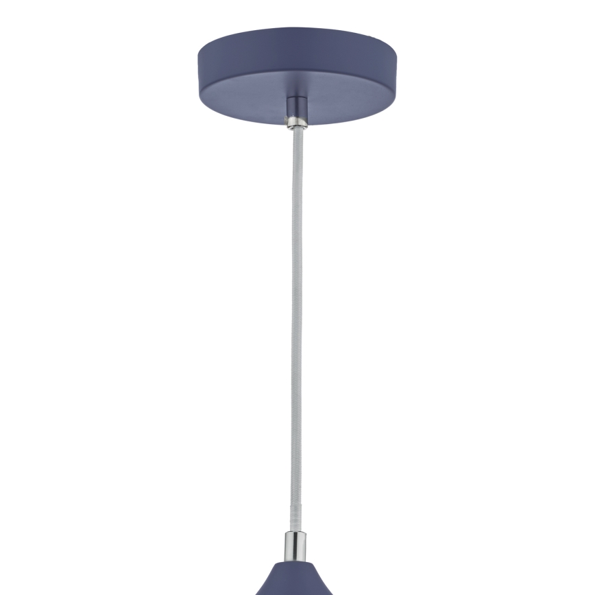 Där Lighting KAE0123 - Riippuvalaisin kaapelilla KAELAN 1xE27/60W/230V sininen