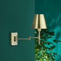 Där Lighting KEN0775 - Säädettävä seinävalaisin KENSINGTON 1xE14/25W/230V messinki