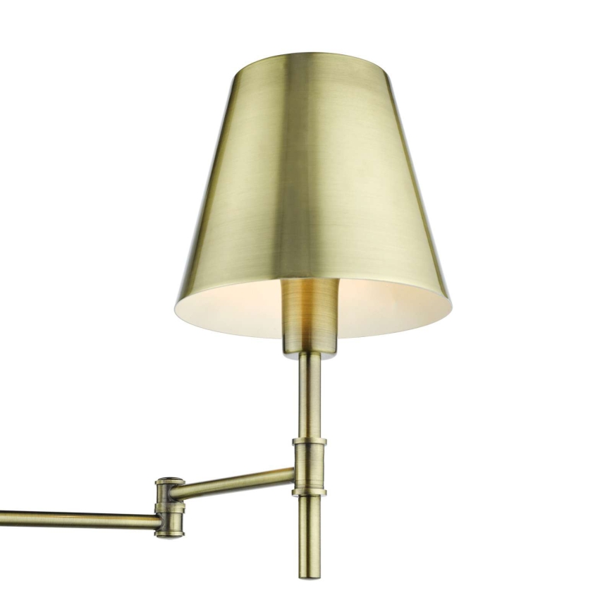 Där Lighting KEN0775 - Säädettävä seinävalaisin KENSINGTON 1xE14/25W/230V messinki