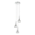 Där Lighting LYA0350 - Riippuvalaisin vaijerilla LYALL 3xG9/40W/230V kiiltävä kromi