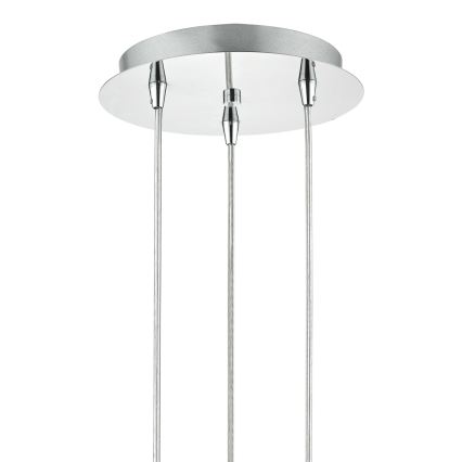 Där Lighting LYA0350 - Riippuvalaisin vaijerilla LYALL 3xG9/40W/230V kiiltävä kromi