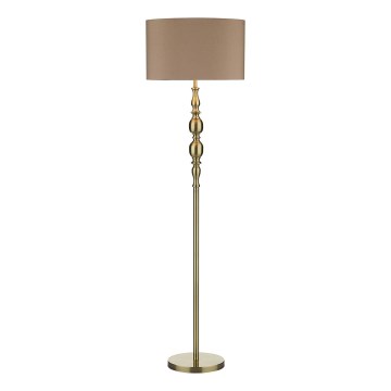 Där Lighting MAD4975 - Lattiavalaisin MADRID 1xE27/60W/230V ruskea/messinki
