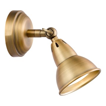 Där Lighting NAT0742 - NATHANIEL seinäspotti 1xGU10/11W/230V messinki