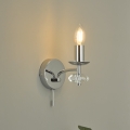 Där Lighting OLE0750 - OLEANA-seinävalaisin 1xE14/40W/230V kiiltävä kromi