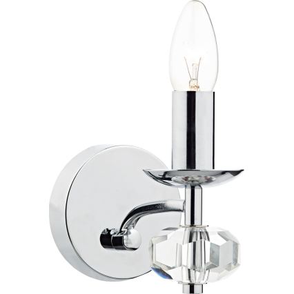 Där Lighting OLE0750 - OLEANA-seinävalaisin 1xE14/40W/230V kiiltävä kromi