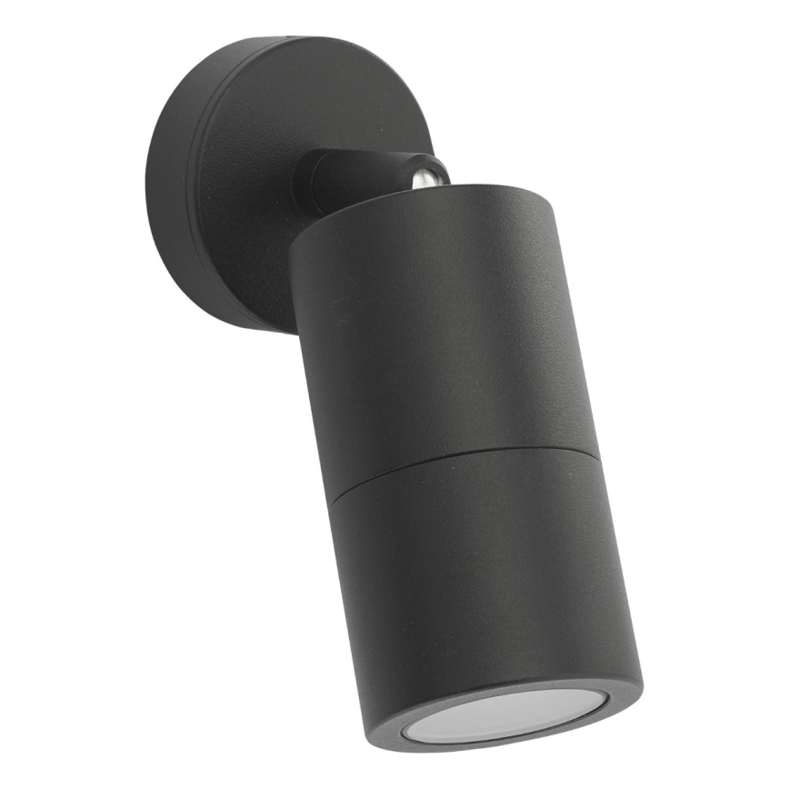 Där Lighting ORT0722 - ORTEGA LED-ulkovalaisin, seinäspotti 1xGU10/5W/230V IP65 musta