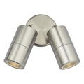Där Lighting ORT0968 - LED ulkoseinäspotti ORTEGA 2xGU10/5W/230V IP65 kiiltävä kromi