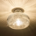 Där Lighting RIV5208 - Kylpyhuoneen pinta-asennettava kattovalaisin RIVA 1xE27/60W/230V IP44 kiiltävä kromi