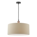 Där Lighting RON6529 - RONDA riippuvalaisin kaapelilla, 1xE27/60W/230V, beige