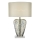 Där Lighting SYR4235 - Pöytälamppu SYRACUSE 1xE27/60W/230V kiiltävä kromi/kermanvärinen