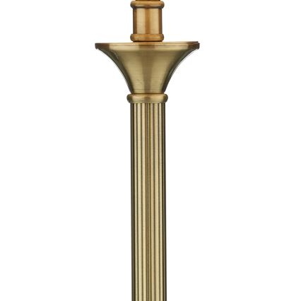 Där Lighting TAY4075-X - Pöytävalaisin TAYLOR 1xE14/40W/230V beige/messinki