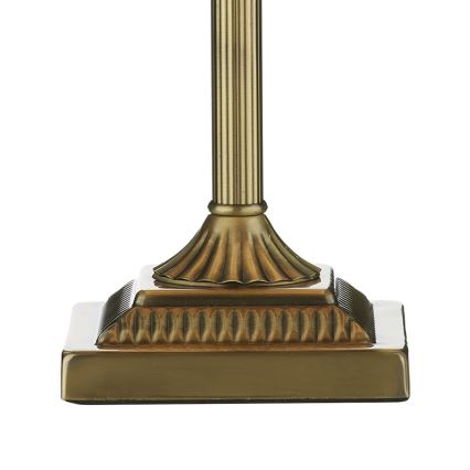 Där Lighting TAY4075-X - Pöytävalaisin TAYLOR 1xE14/40W/230V beige/messinki