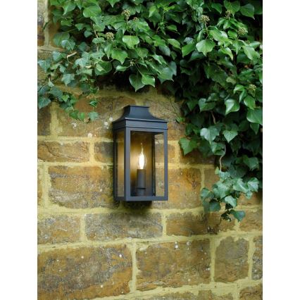 Där Lighting VAP5222 - Ulkoseinävalaisin VAPOUR 1xE14/60W/230V IP44 musta