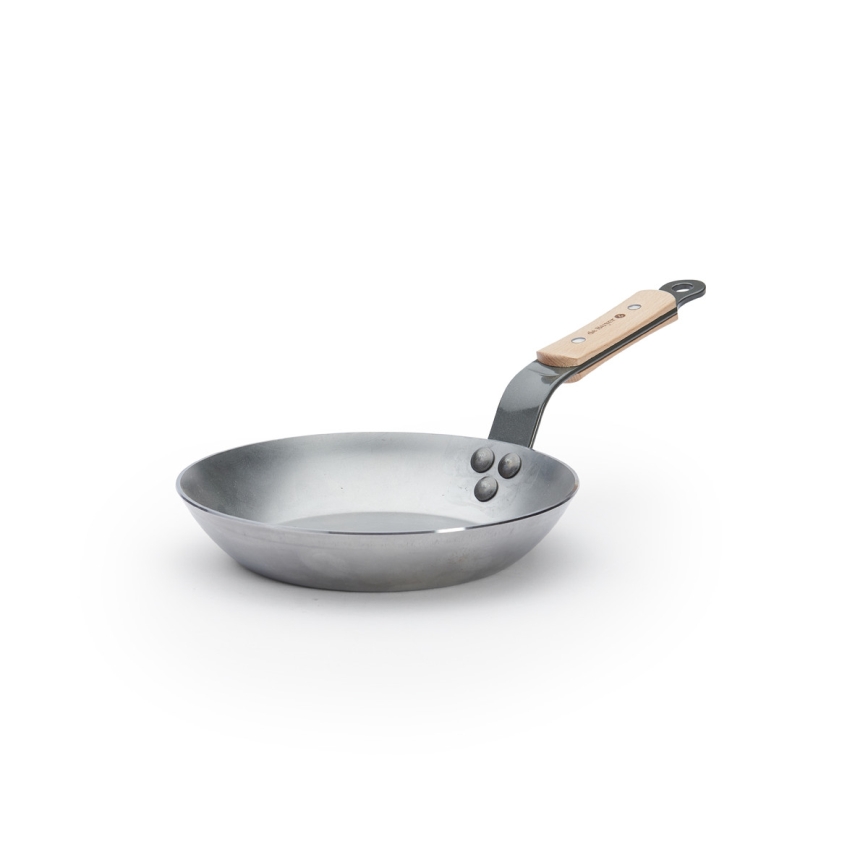 De Buyer 5710.20 - MINERAL B BOIS 20 cm teräspannu