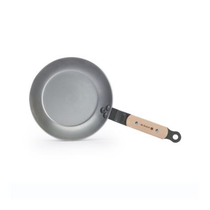De Buyer 5710.20 - MINERAL B BOIS 20 cm teräspannu