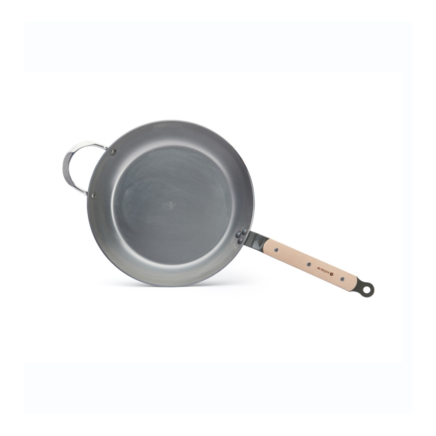De Buyer 5710.32 - Paistinpannu MINERAL B BOIS 32 cm teräs