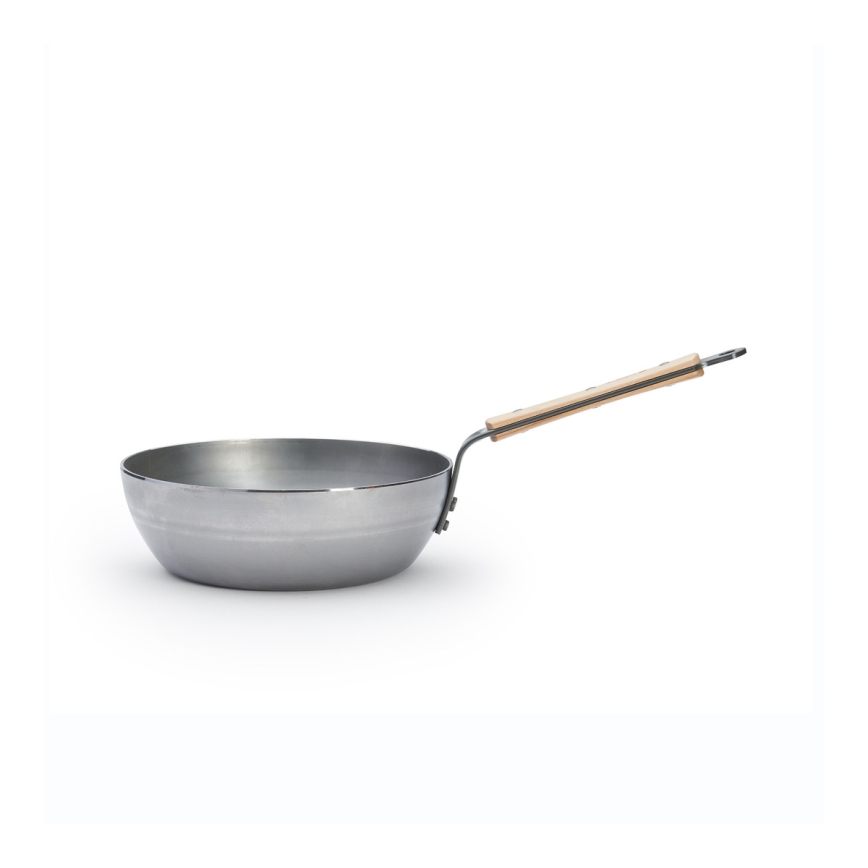 De Buyer 5714.24 - Syvä paistinpannu MINERAL B BOIS 24 cm