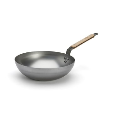 De Buyer 5717.28 - MINERAL B BOIS 28 cm wokkipannu