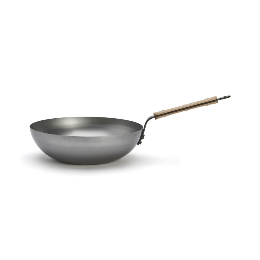 De Buyer 5717.28 - Wokkipannu MINERAL B BOIS 28 cm