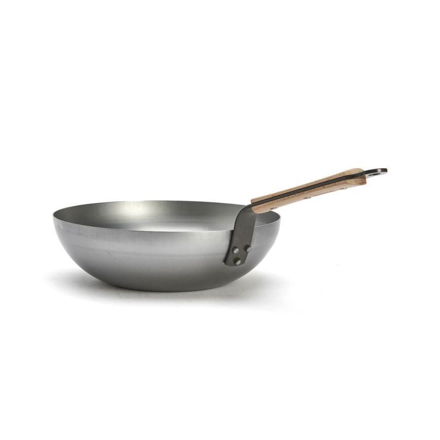 De Buyer 5717.28 - Wokkipannu MINERAL B BOIS 28 cm