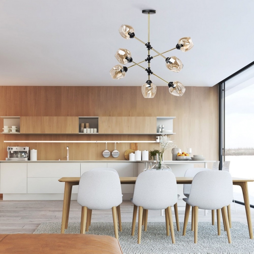 De Markt - Riippukattokruunu HAMBURG MEGAPOLIS 5xE14/40W/230V