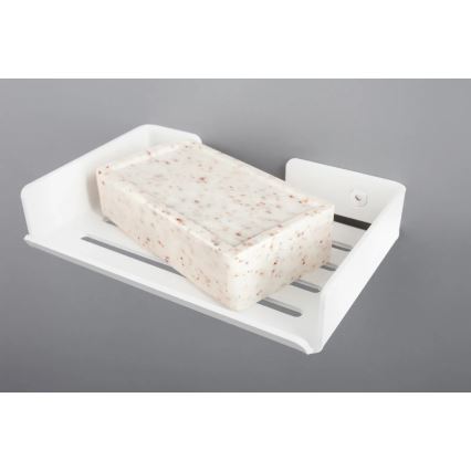 Deante ADM_A411 - Seinään asennettava saippuateline MOKKO, valkoinen