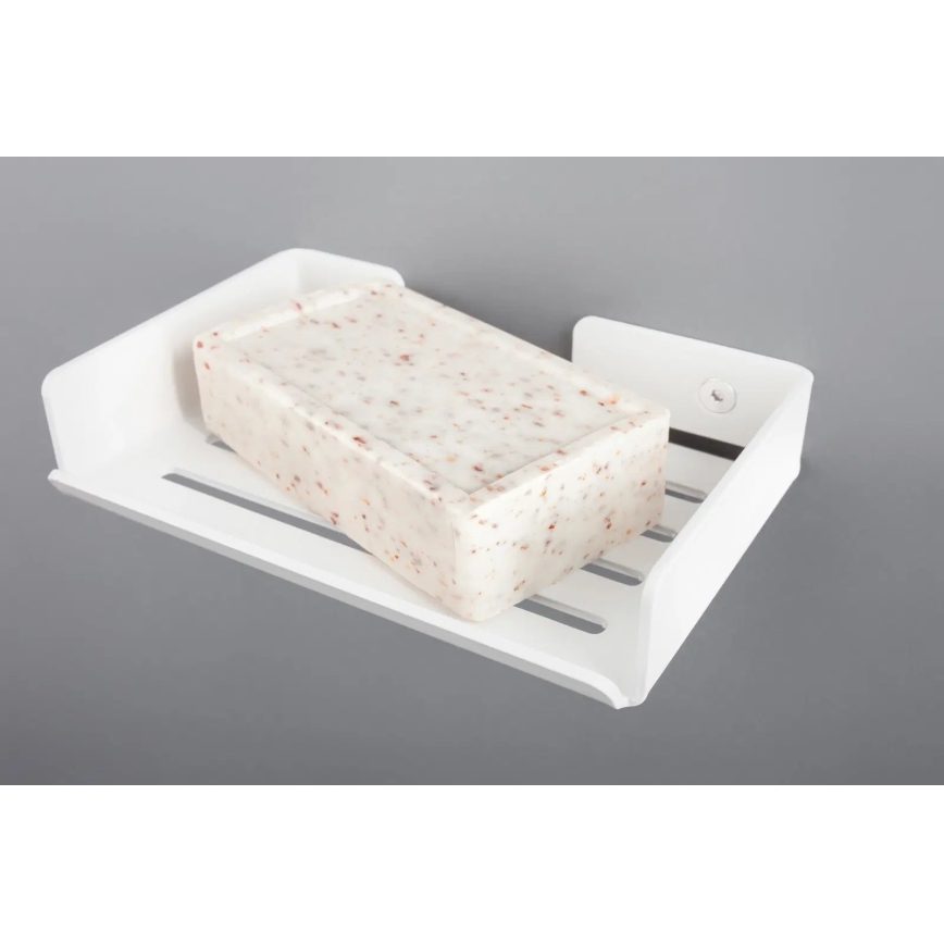 Deante ADM_A411 - Seinään asennettava saippuateline MOKKO, valkoinen