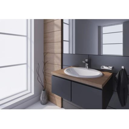 Deante ADM_A411 - Seinään asennettava saippuateline MOKKO, valkoinen