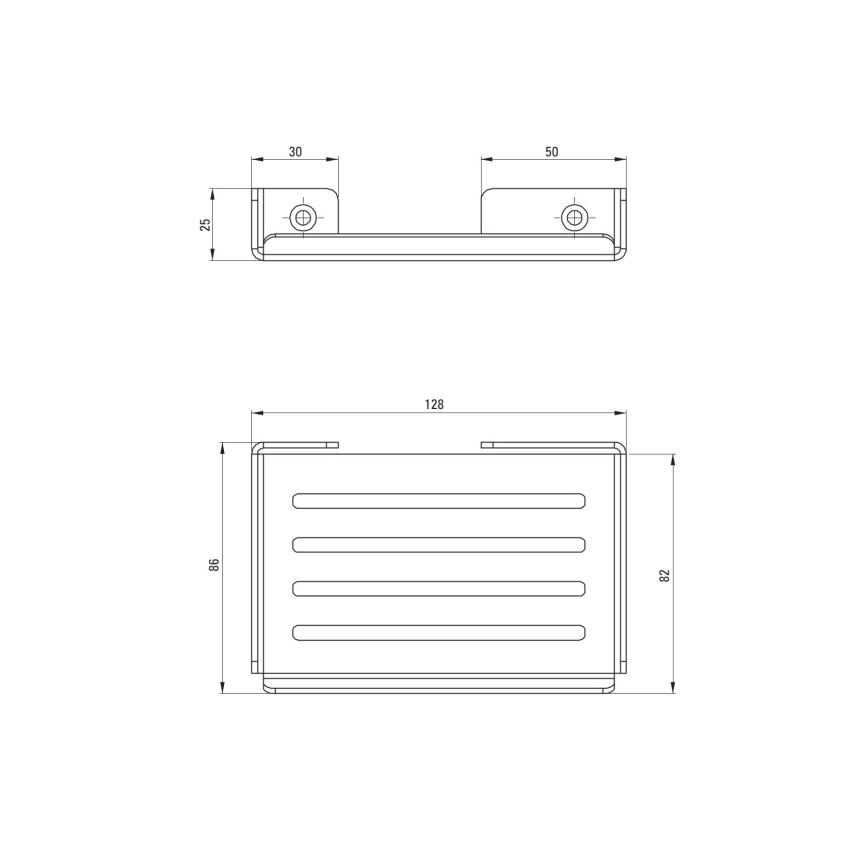 Deante ADM_A411 - Seinään asennettava saippuateline MOKKO, valkoinen
