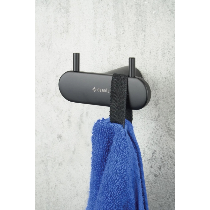 Deante ADR_N121 - Seinäkoukku ROUND musta