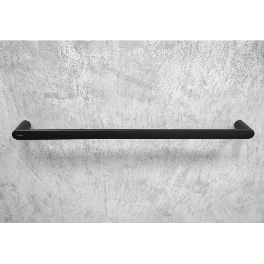 Deante ADR_N621 - Seinään asennettava pyyhetanko ROUND 62,8 cm musta