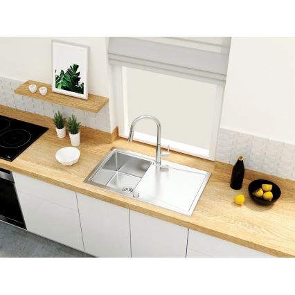 Deante BDH_072M - Tiskihana ulosvedettävällä ruiskulla LUKRECJA kiiltävä kromi