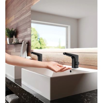 Deante BQH_N29V - Kosketukseton pesuallashana lämpötilansäädöllä HIACYNT 230/6V musta