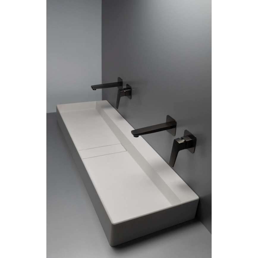 Deante BQL_N54L - BLUR uppoasennettava pesuallashana, musta