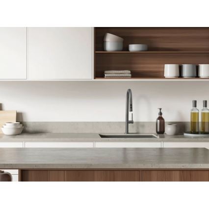 Deante BQO_D72M - Tiskihana ulosvedettävällä ruiskulla OLFATO titaani