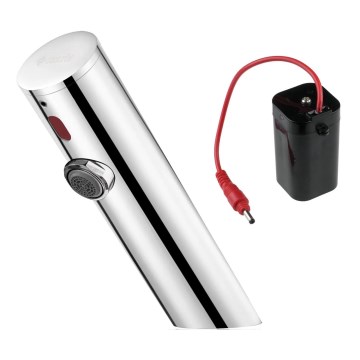 Deante BQR_P28R - Kosketusvapaa altaan hana SENSE 4xAA kiillotettu teräs