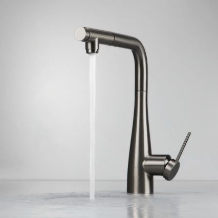 Deante BRE_D75M - Tiskihana ulosvedettävällä ruiskulla ERIDAN titaani