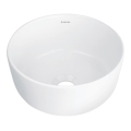 Deante CDJ_6U2S - Tasoon asennettava pesuallas JASMIN halkaisija 28 cm keramiikka/valkoinen