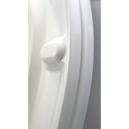 Deante CDJD6RPS - Lattiakiinnitteinen WC-istuin JASMIN, keraaminen/valkoinen, istuinkansi mukana