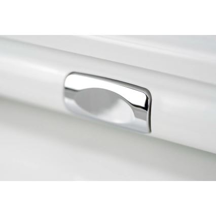 Deante CDJD6RPS - Lattiakiinnitteinen WC-istuin JASMIN, keraaminen/valkoinen, istuinkansi mukana