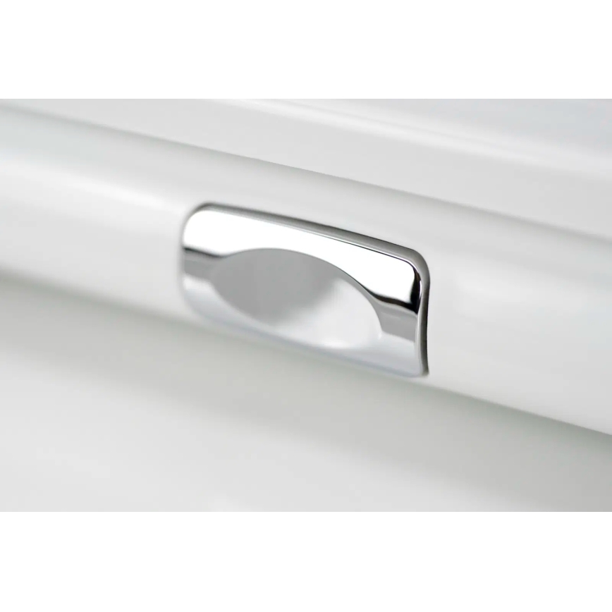 Deante CDJD6RPS - Lattiakiinnitteinen WC-istuin JASMIN, keraaminen/valkoinen, istuinkansi mukana