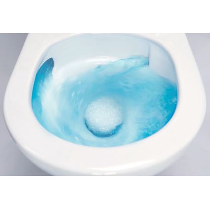 Deante CDJD6RPS - Lattiakiinnitteinen WC-istuin JASMIN, keraaminen/valkoinen, istuinkansi mukana