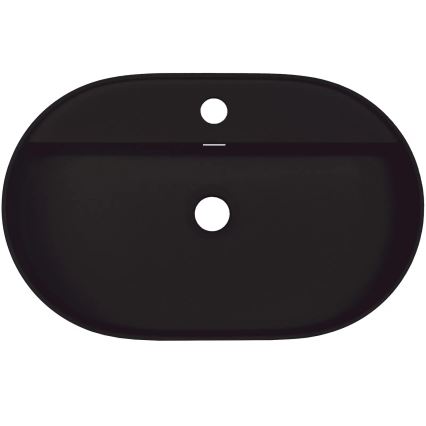 Deante CQS_NU6B - SILIA tasoallas hana-aukolla 35x55 cm graniitti/musta