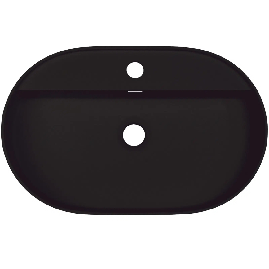 Deante CQS_NU6B - SILIA tasoallas hana-aukolla 35x55 cm graniitti/musta