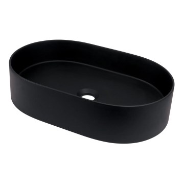 Deante CQS_NU6S - SILIA 35x55 cm tasoon asennettava pesuallas, graniitti/musta