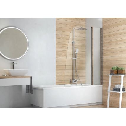 Deante NAC_01AM - ALPINIA suihkusarja sekoittajalla, kiiltävä kromi