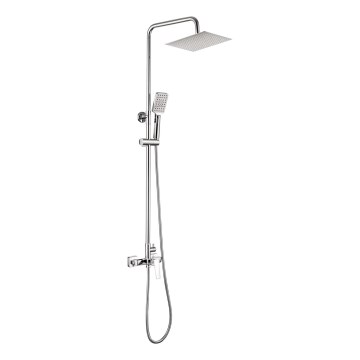 Deante NQL_04XM - BLUR suihkusetti sekoittajalla, kiiltävä kromi